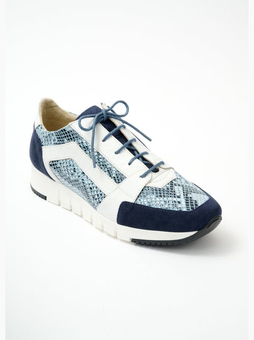 Zapatillas cómodas con cordones y cremallera - Afibel - Kiabi
