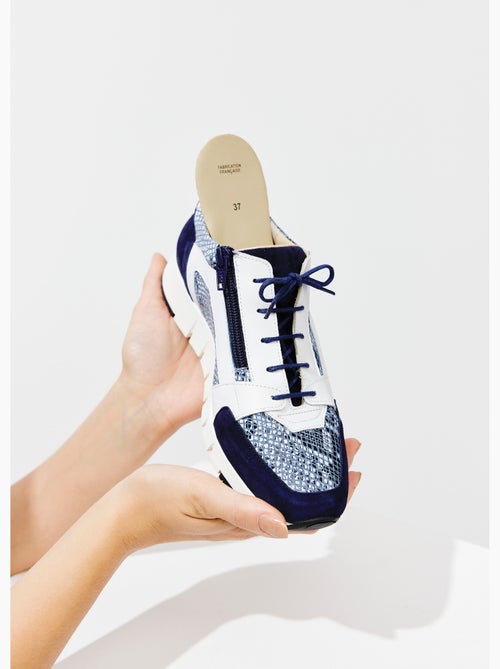 Zapatillas cómodas con cordones y cremallera - Afibel - Kiabi