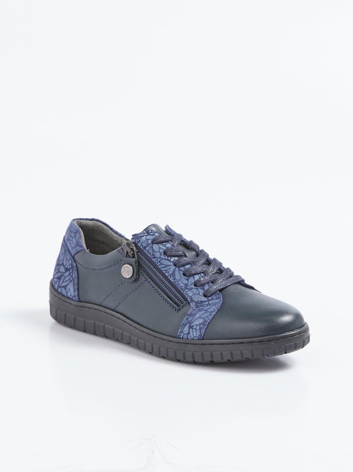 Zapatillas cómodas con cordones y cremallera - Afibel - Kiabi