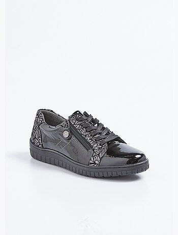 Zapatillas cómodas con cordones y cremallera - Afibel