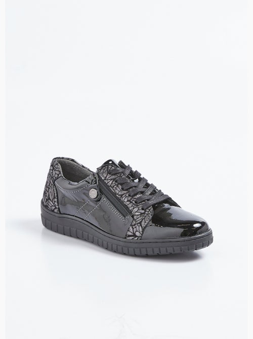 Zapatillas cómodas con cordones y cremallera - Afibel - Kiabi