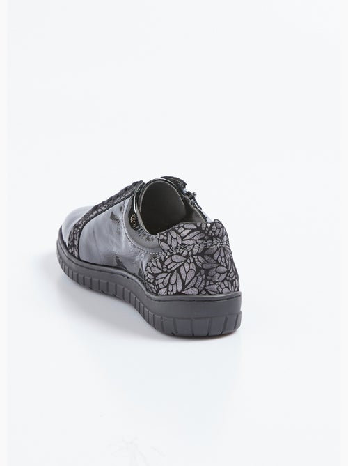 Zapatillas cómodas con cordones y cremallera - Afibel - Kiabi