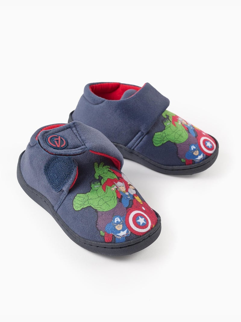 Zapatillas cómodas, de algodón y coloridas Azul oscuro - Kiabi