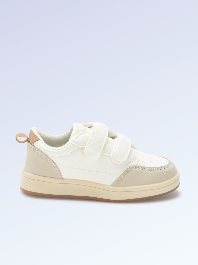Zapatillas con cierre autoadherente - motricidad 4 'caminar' - Kitchoun Beige - Kiabi