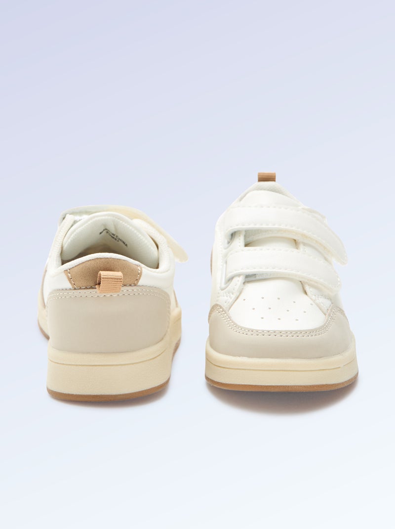 Zapatillas con cierre autoadherente - motricidad 4 'caminar' - Kitchoun Beige - Kiabi