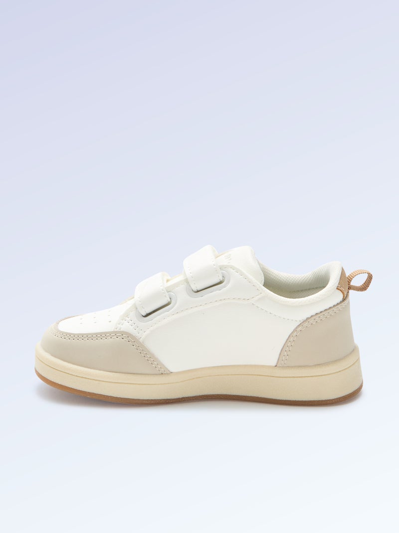Zapatillas con cierre autoadherente - motricidad 4 'caminar' - Kitchoun Beige - Kiabi