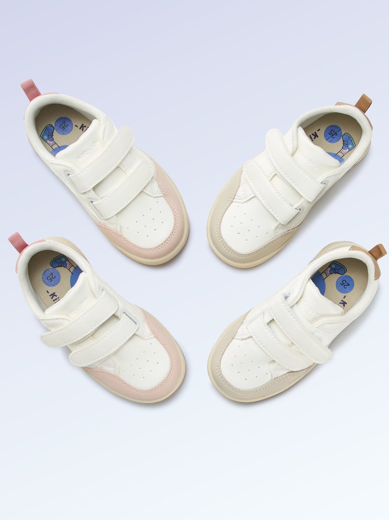 Zapatillas con cierre autoadherente - motricidad 4 'caminar' - Kitchoun Beige - Kiabi