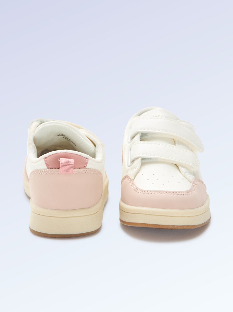 Zapatillas con cierre autoadherente - motricidad 4 'caminar' - Kitchoun Rosa - Kiabi