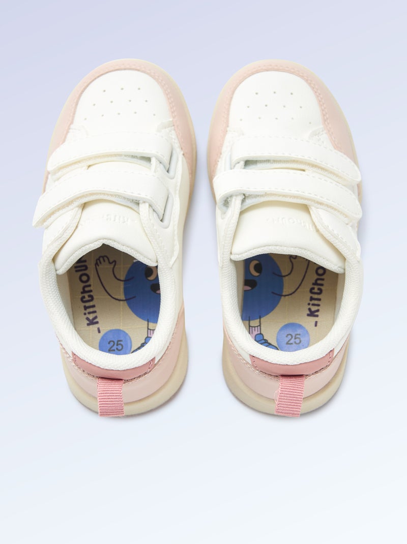 Zapatillas con cierre autoadherente - motricidad 4 'caminar' - Kitchoun Rosa - Kiabi