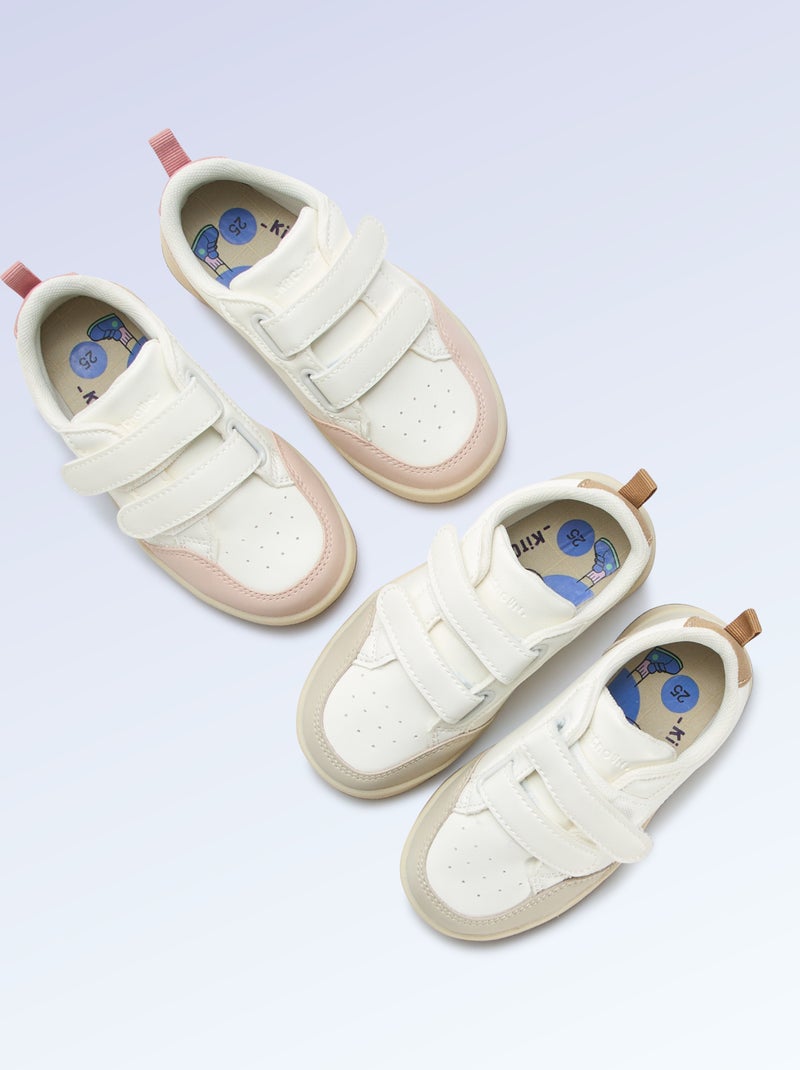 Zapatillas con cierre autoadherente - motricidad 4 'caminar' - Kitchoun Rosa - Kiabi