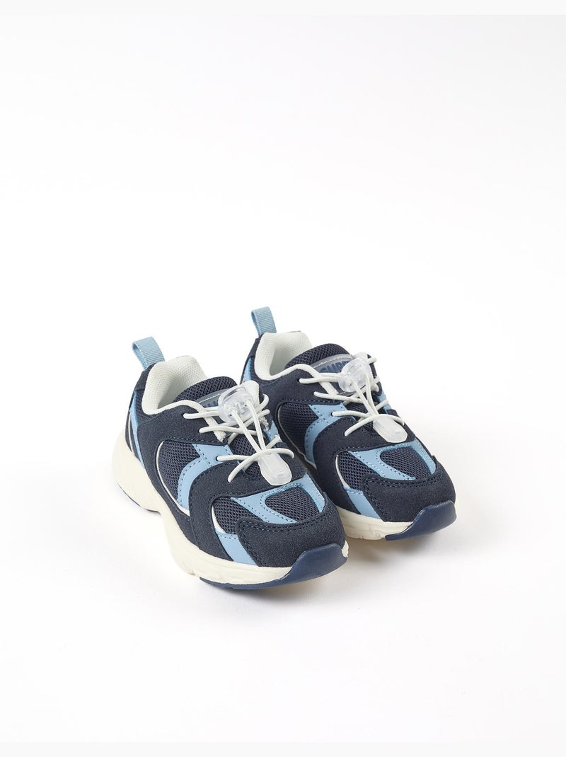 Zapatillas con cordones ajustables Superlight Runner Azul oscuro - Kiabi