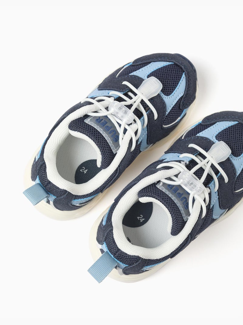 Zapatillas con cordones ajustables Superlight Runner Azul oscuro - Kiabi