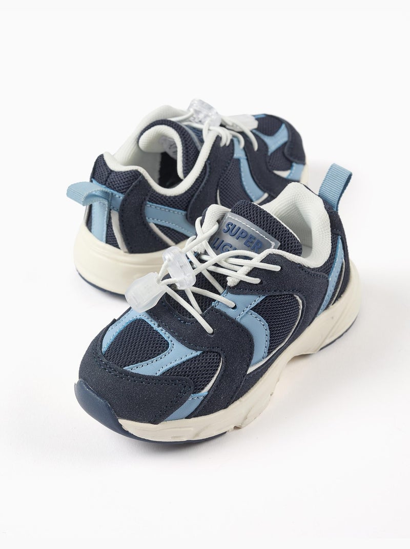 Zapatillas con cordones ajustables Superlight Runner Azul oscuro - Kiabi
