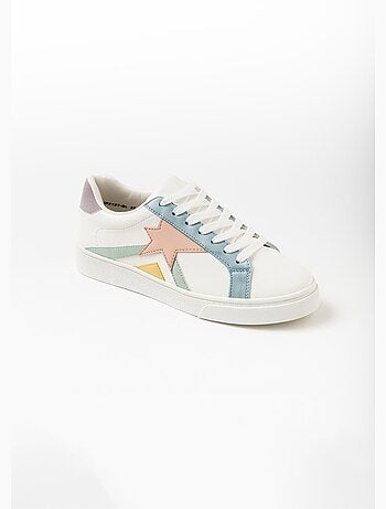 Zapatillas con cordones Blancet pastel - AFIBEL