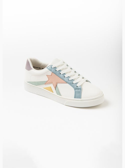 Zapatillas con cordones Blancet pastel - AFIBEL - Kiabi