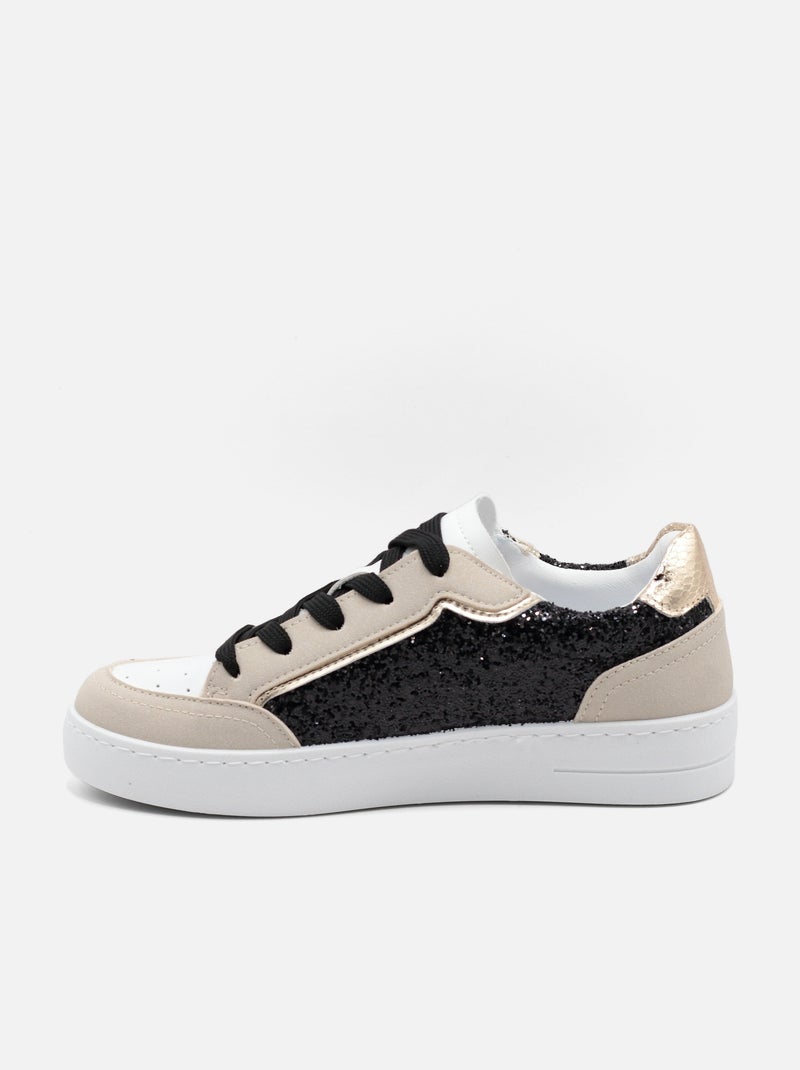 Zapatillas con cordones Blanco - Kiabi