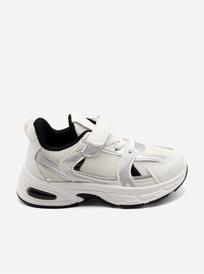 Zapatillas con cordones Blanco - Kiabi