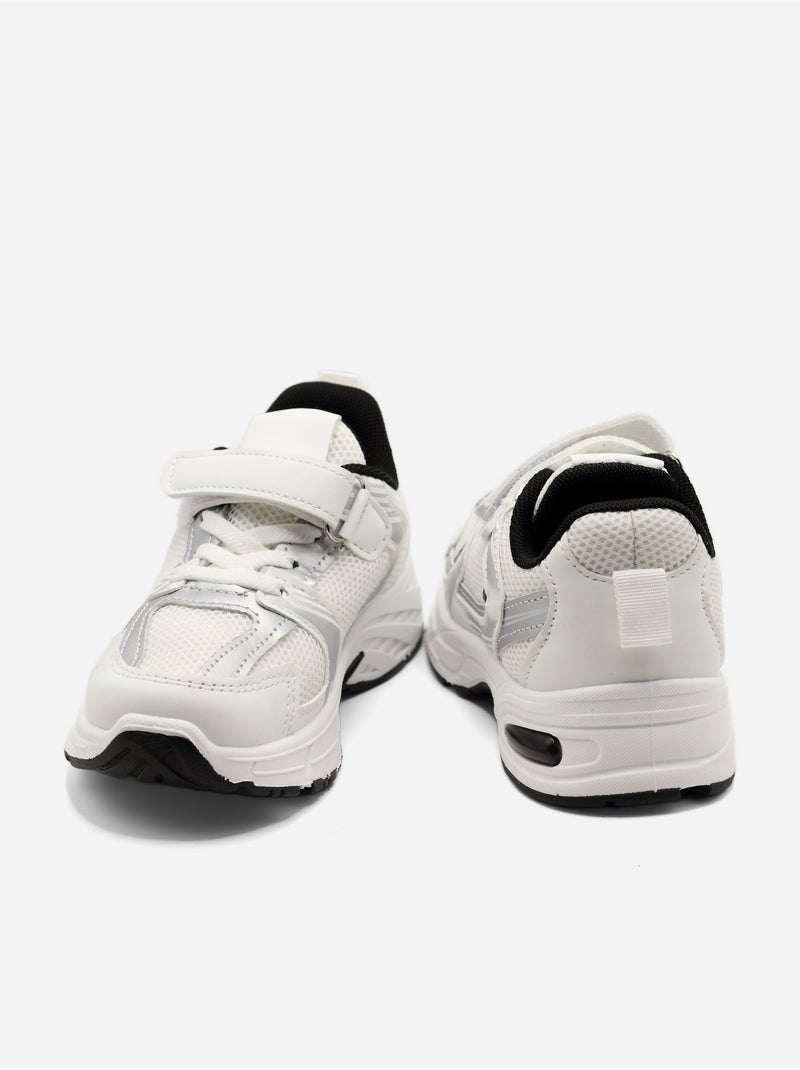 Zapatillas con cordones Blanco - Kiabi