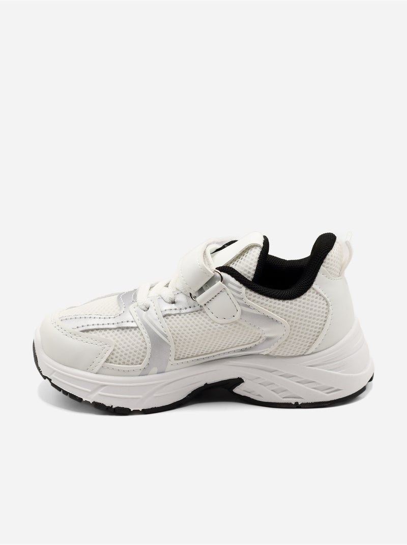 Zapatillas con cordones Blanco - Kiabi