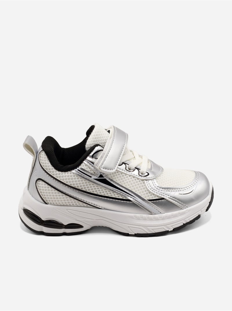 Zapatillas con cordones Blanco - Kiabi