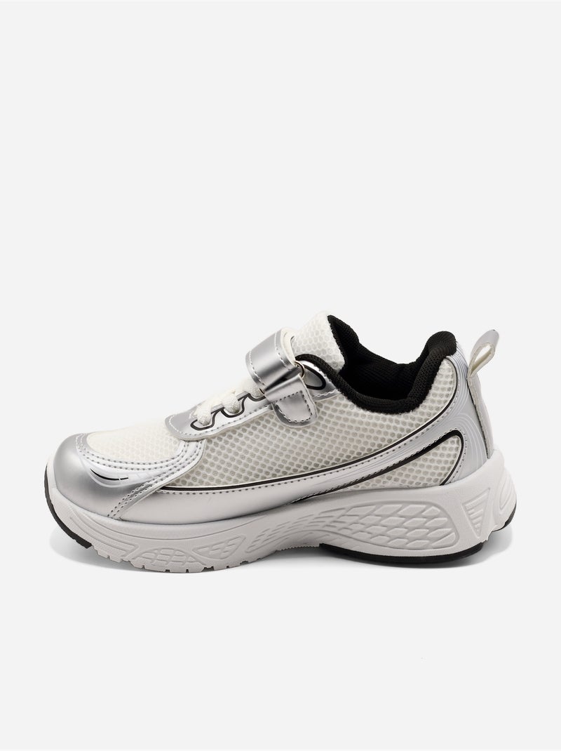 Zapatillas con cordones Blanco - Kiabi