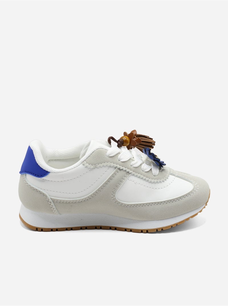 Zapatillas con cordones Blanco - Kiabi