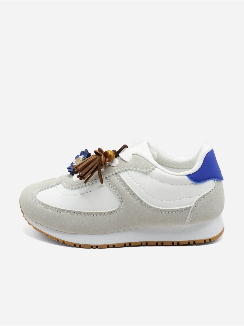 Zapatillas con cordones Blanco - Kiabi