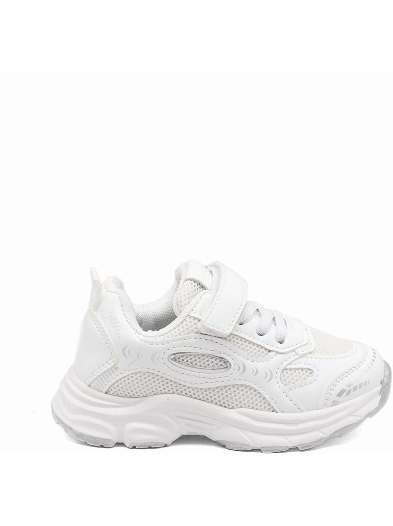 Zapatillas con cordones Blanco - Kiabi