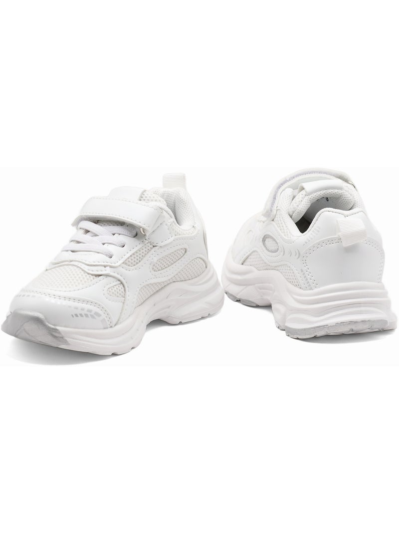 Zapatillas con cordones Blanco - Kiabi