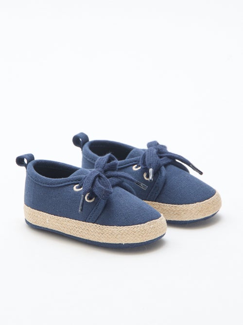 Zapatillas con cordones de tela - Kiabi