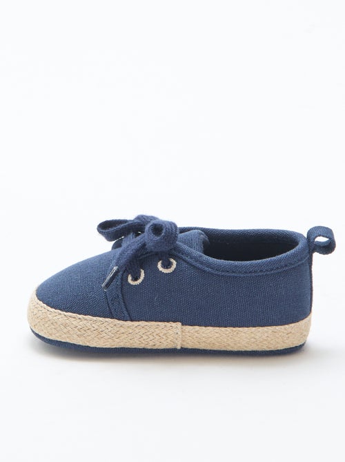 Zapatillas con cordones de tela - Kiabi