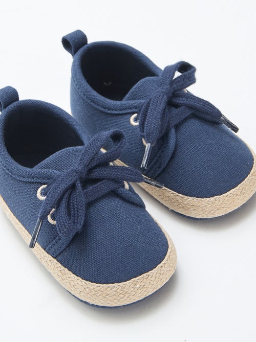 Zapatillas con cordones de tela - Kiabi