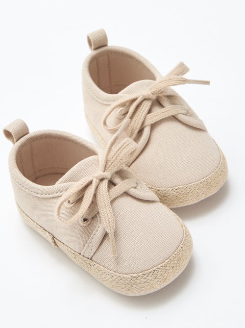 Zapatillas con cordones de tela - Kiabi