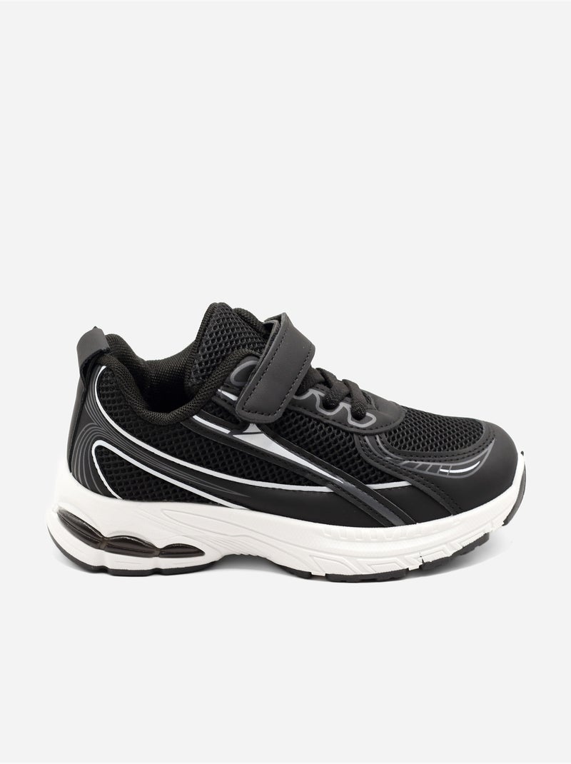 Zapatillas con cordones Negro - Kiabi