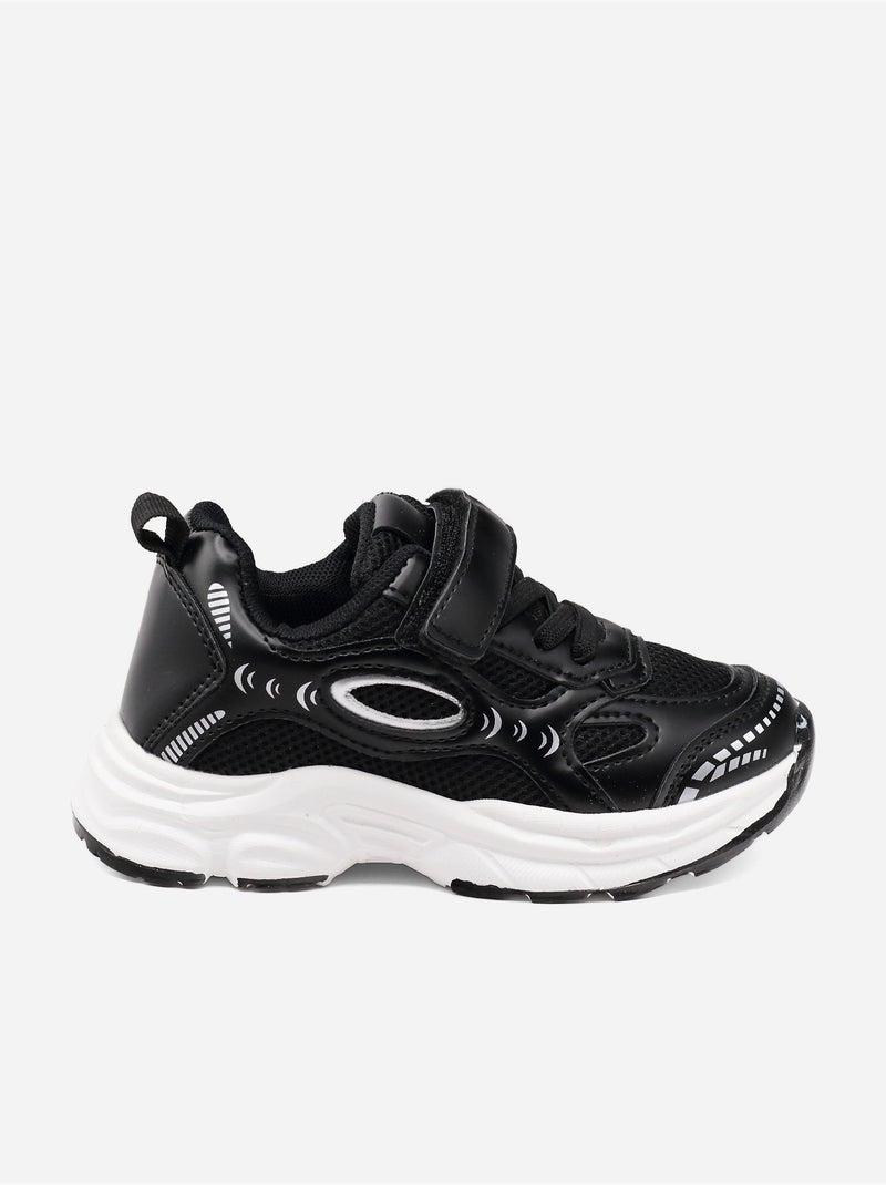Zapatillas con cordones Negro - Kiabi