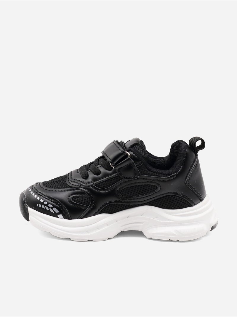 Zapatillas con cordones Negro - Kiabi