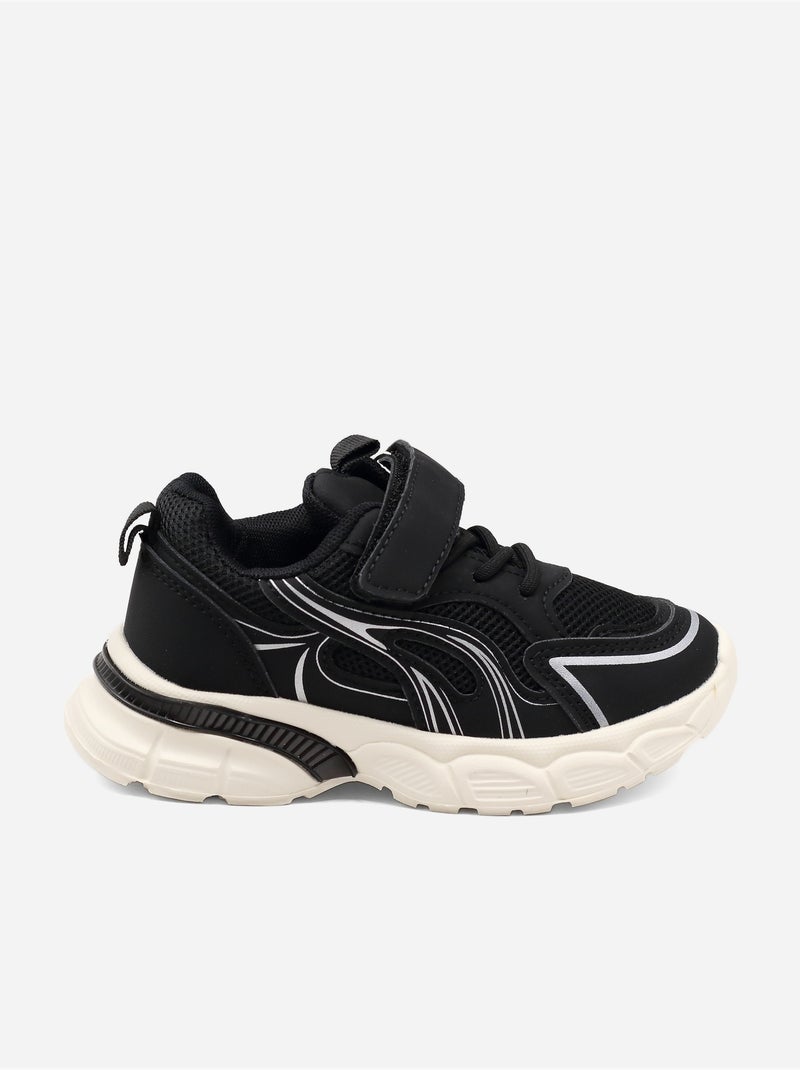 Zapatillas con cordones Negro - Kiabi