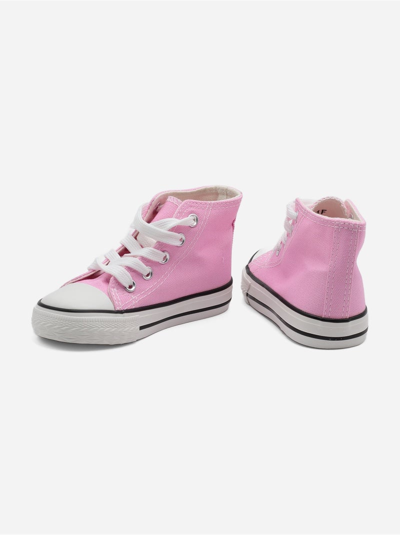 Zapatillas con cordones Rosa - Kiabi