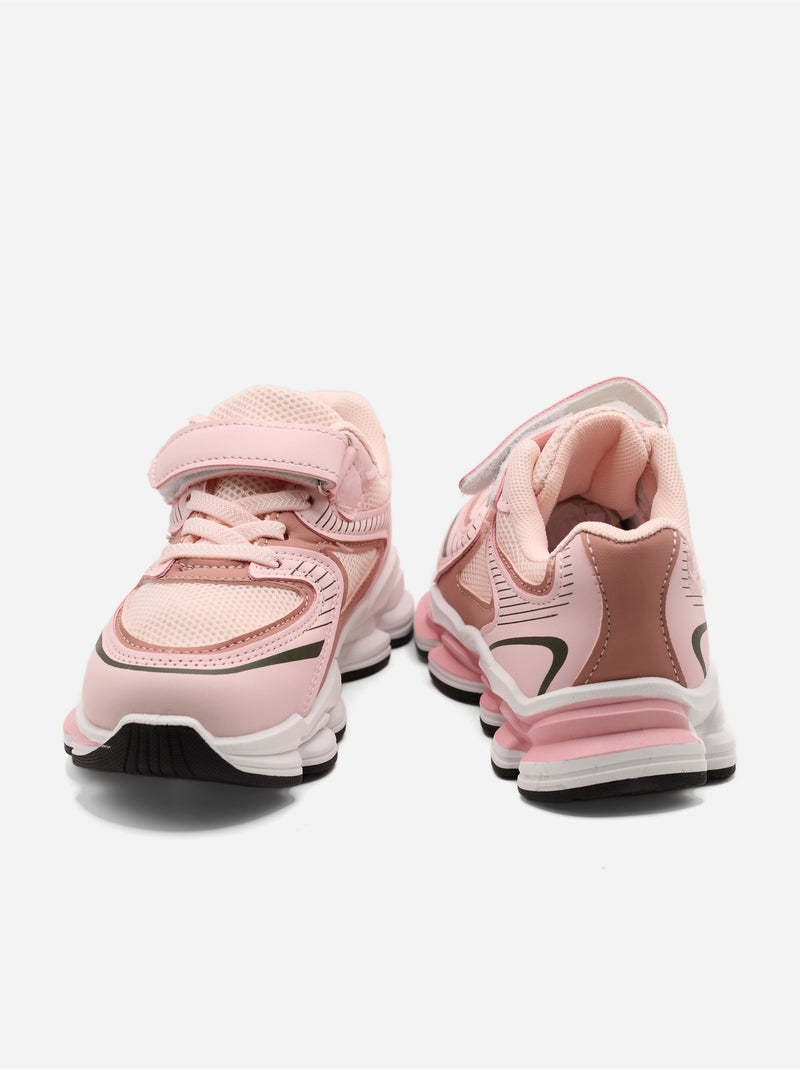 Zapatillas con cordones Rosa - Kiabi