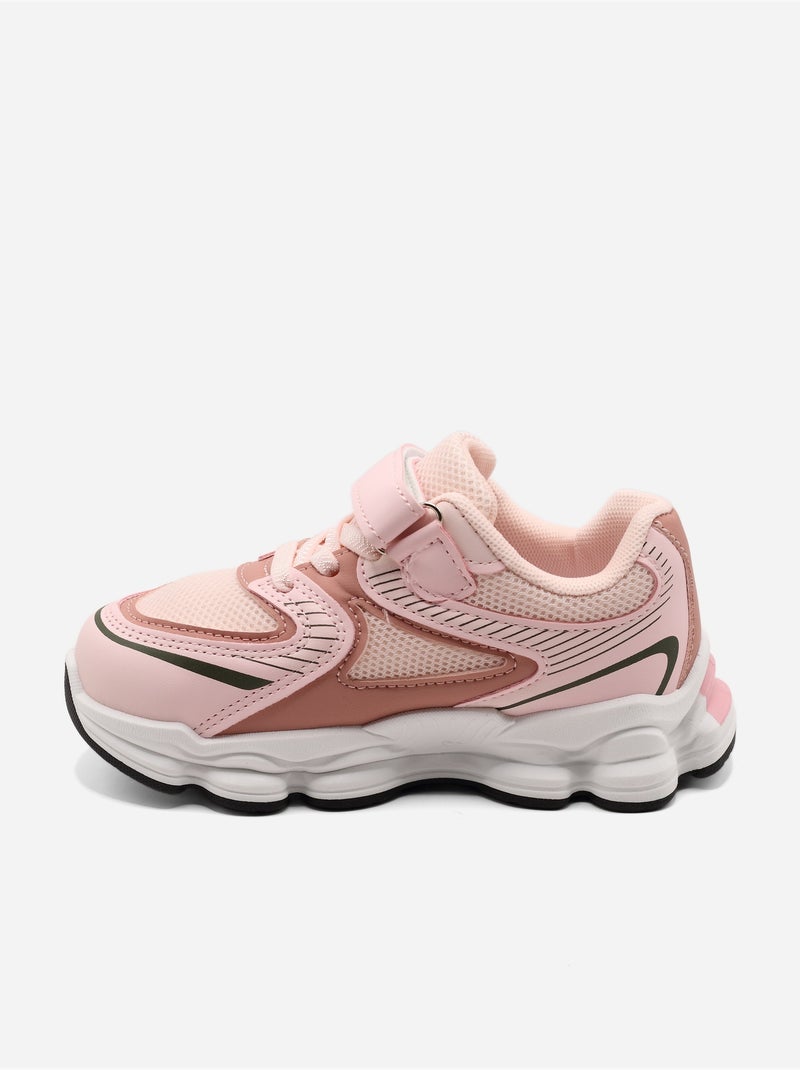Zapatillas con cordones Rosa - Kiabi