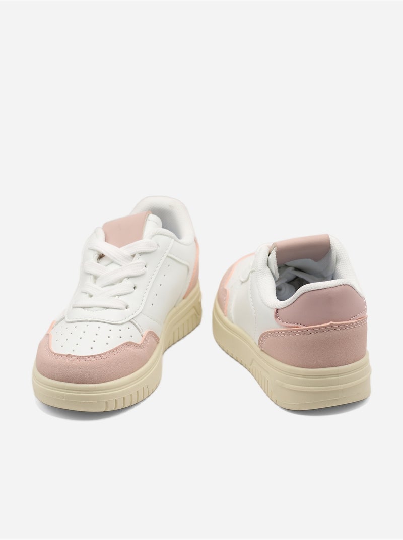 Zapatillas con cordones Rosa - Kiabi