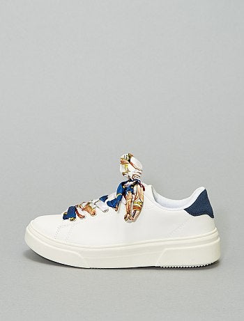 Zapatillas con cordones satinados - Kiabi