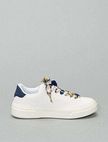 Zapatillas con cordones satinados - Kiabi