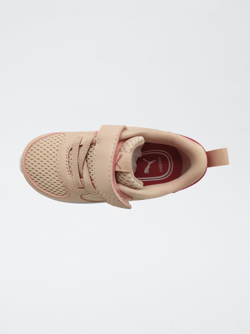 Zapatillas con cordones y velcro en malla PUMA Rosa - Kiabi