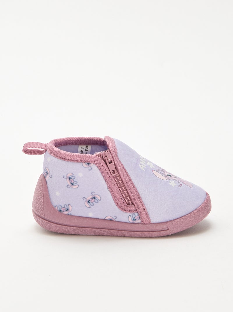 Zapatillas con cremallera 'Angel' 'Stitch' Rosa - Kiabi