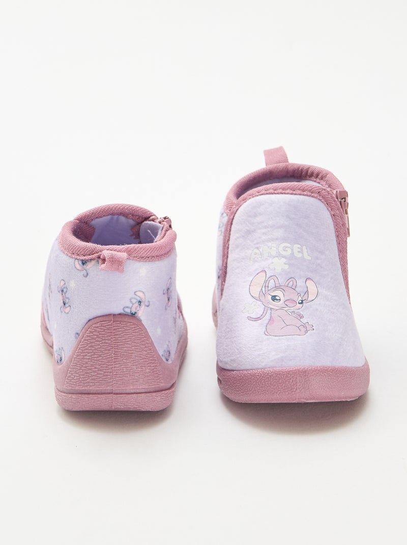 Zapatillas con cremallera 'Angel' 'Stitch' Rosa - Kiabi