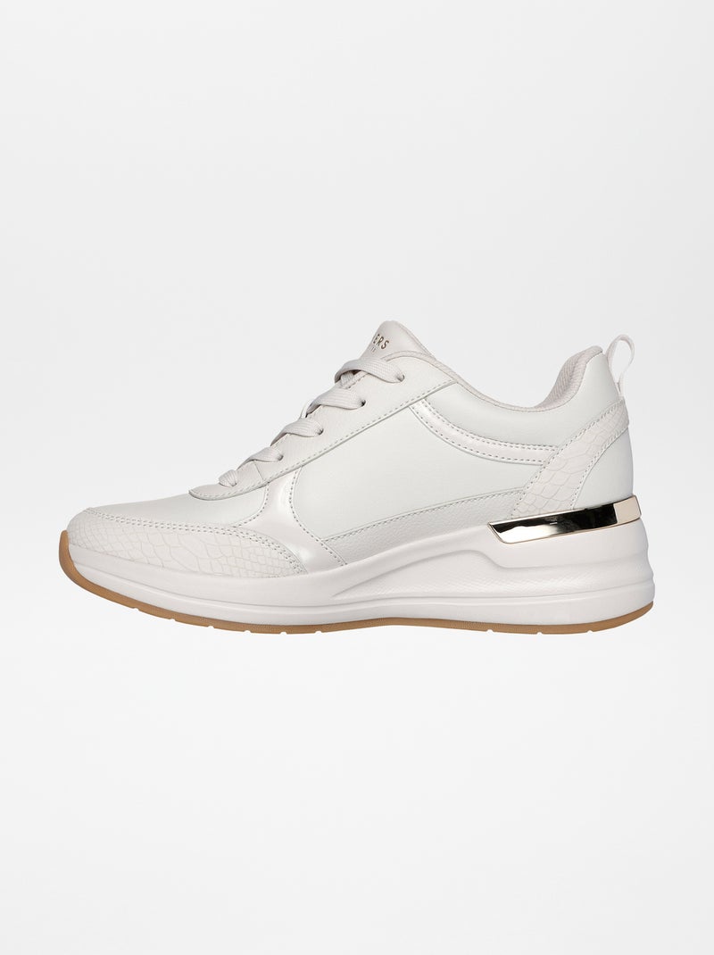 Zapatillas con cuña 'Skechers' blanco - Kiabi