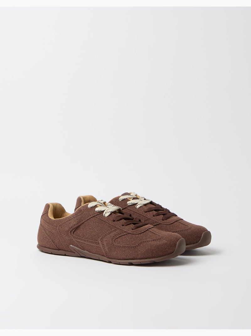 Zapatillas con doble cordón, mo fashion Marrón - Kiabi