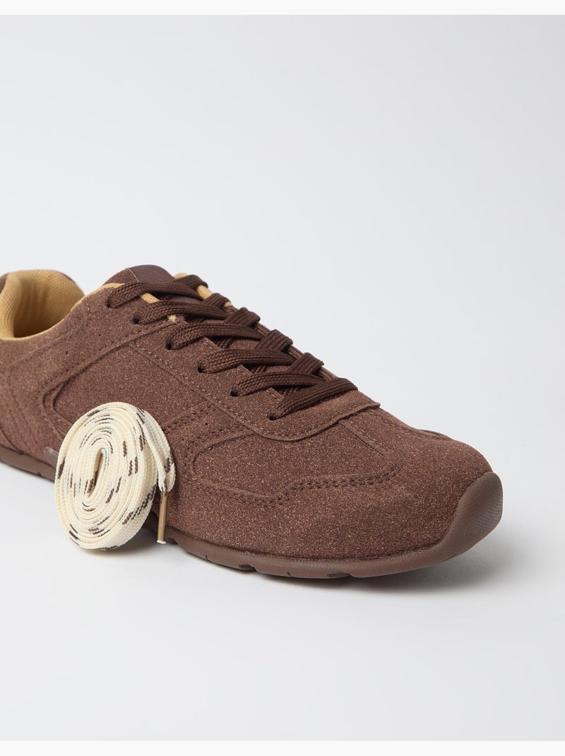 Zapatillas con doble cordón, mo fashion Marrón - Kiabi