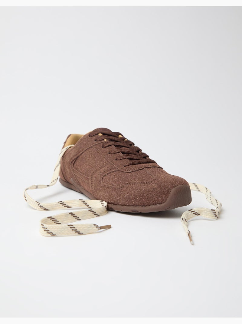 Zapatillas con doble cordón, mo fashion Marrón - Kiabi